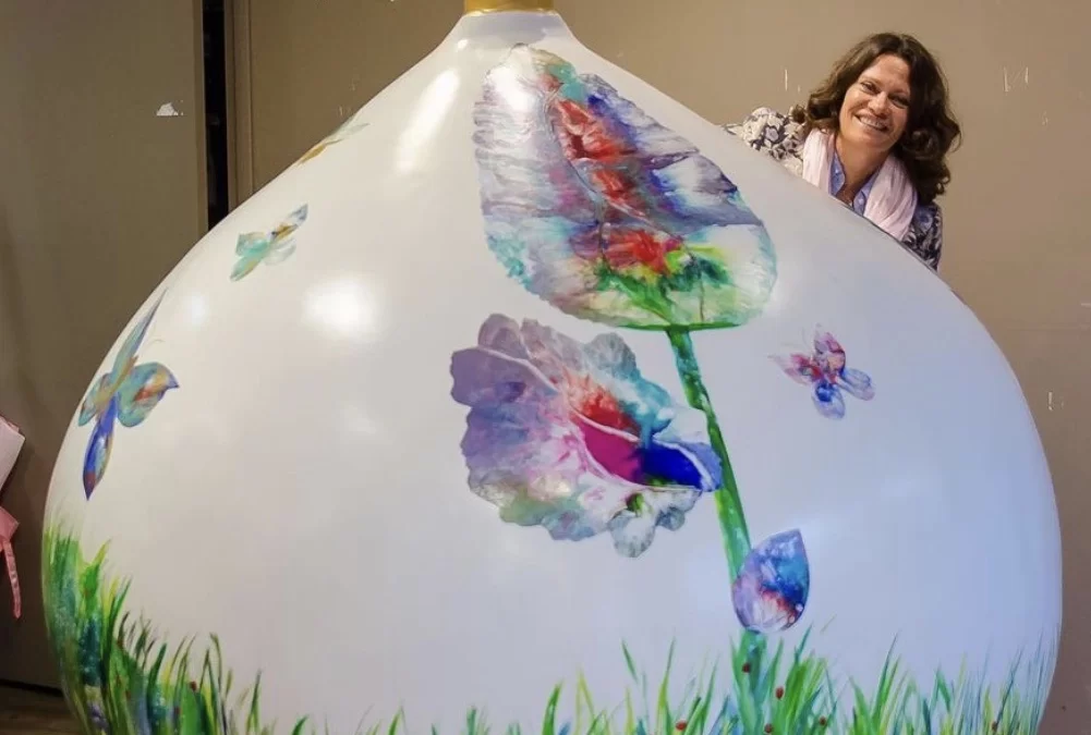 Reuzenbol in de Bollenstreek